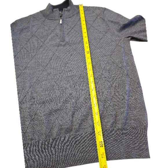 NWOT  -  BROOKS BROTHERS Merino Wool Argyle Quarter Zip Sweater sz S - Picture 12 of 13